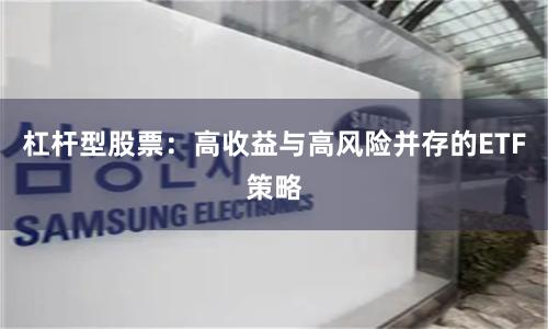 杠杆型股票:高收益与高风险并存的ETF策略